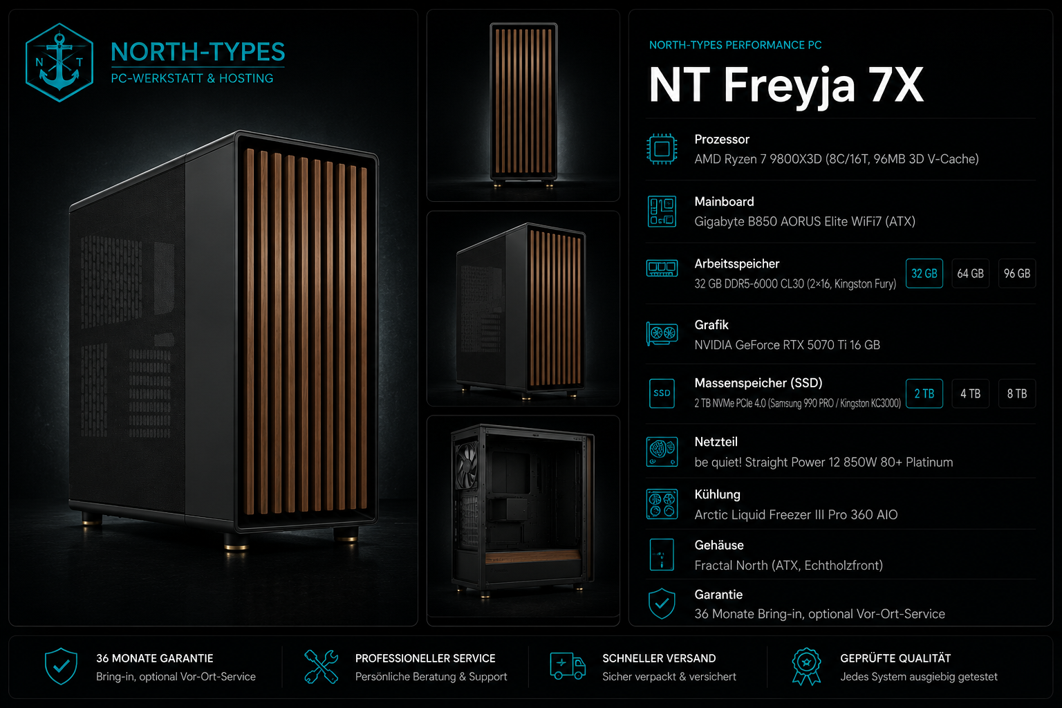 NT Freyja 7X – Windows 11 Home, 32 GB, 2 TB