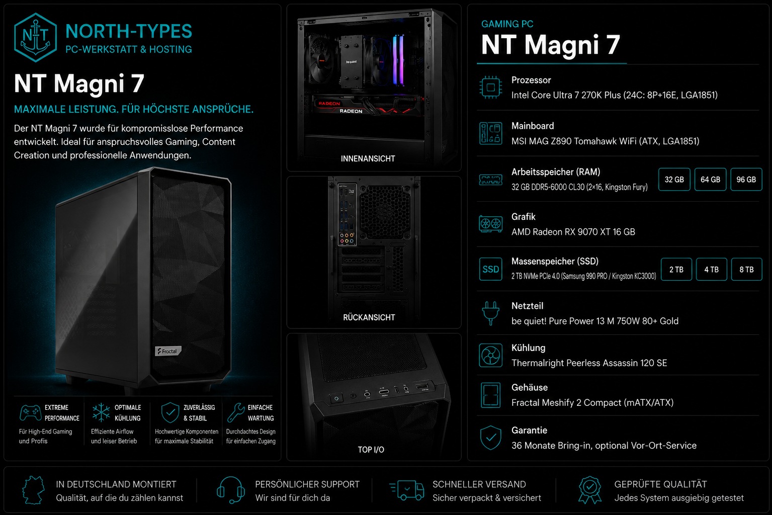 NT Magni 7 – Windows 11 Home, 64 GB, 8 TB
