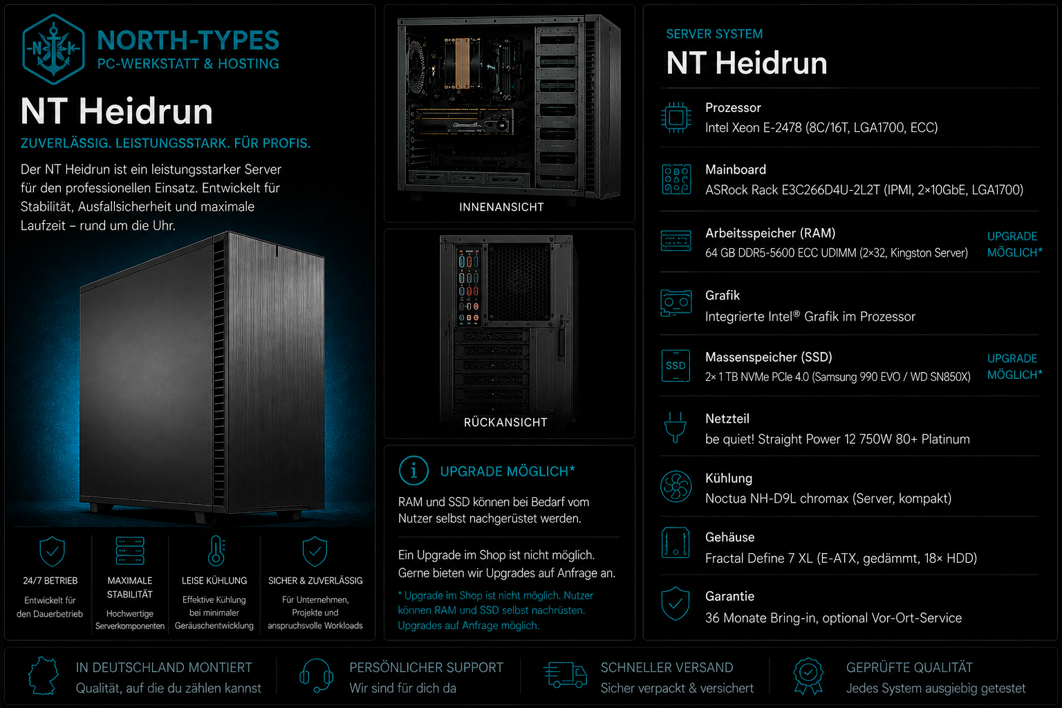 NT Heidrun – Ohne Betriebssystem