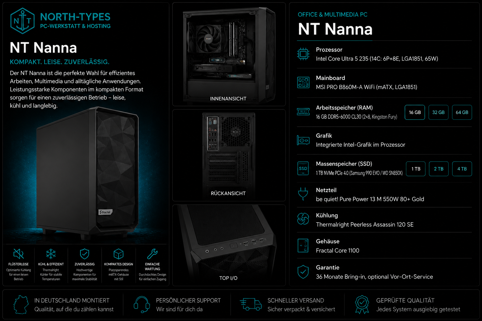 NT Nanna – Windows 11 Home, 16 GB, 1 TB