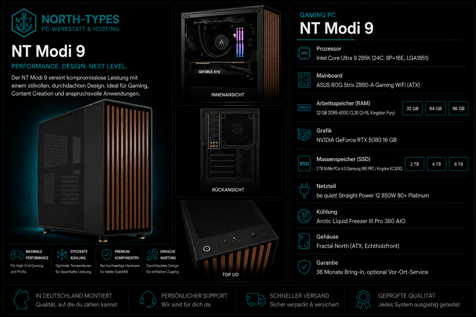 NT Modi 9 – Ohne Betriebssystem, 32 GB, 4 TB
