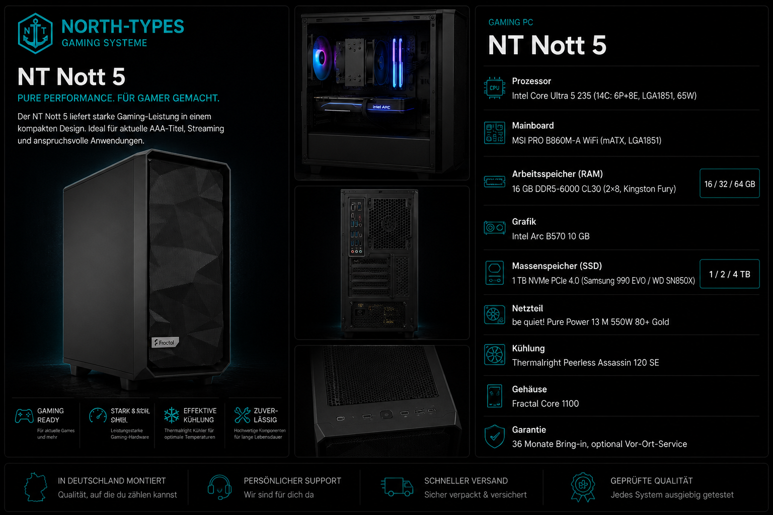 NT Nott 5 – Windows 11 Home, 64 GB, 1 TB